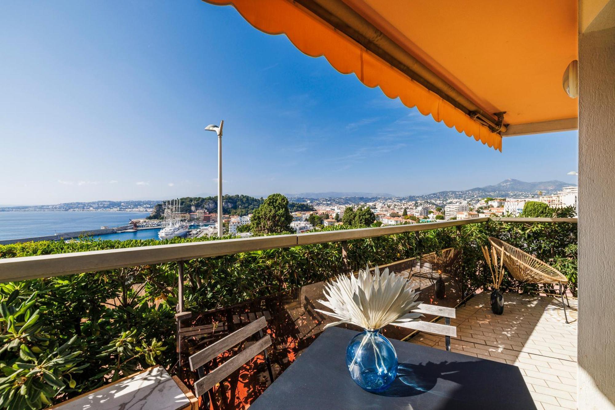 Renting - Carnot - Escape To The French Riviera Terrace With Sea View Appartamento
